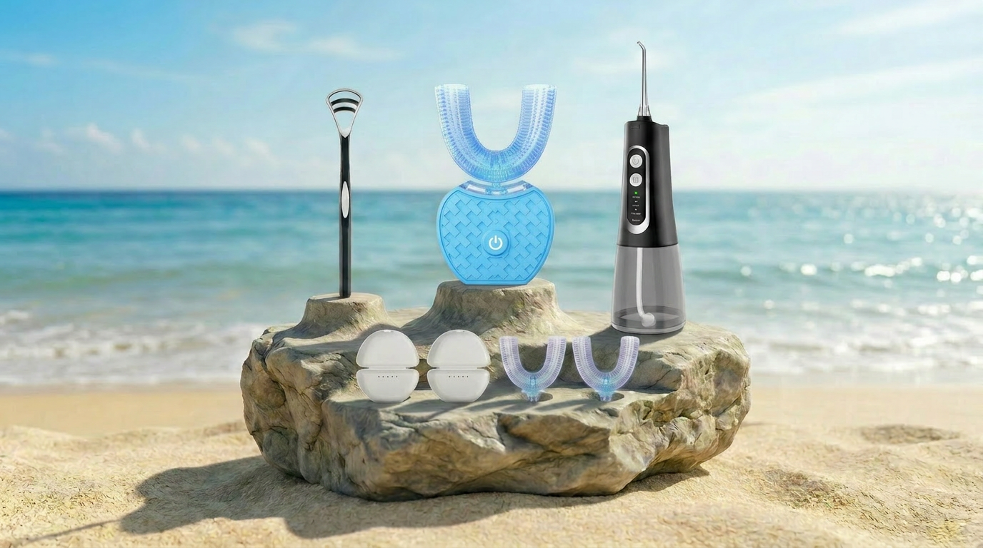 SmartClean 360° sonický zubní kartáček s funkcí bělení