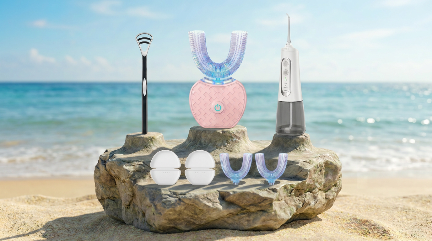 SmartClean 360° sonický zubní kartáček s funkcí bělení