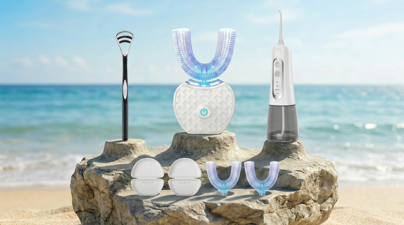 SmartClean 360° sonický zubní kartáček s funkcí bělení