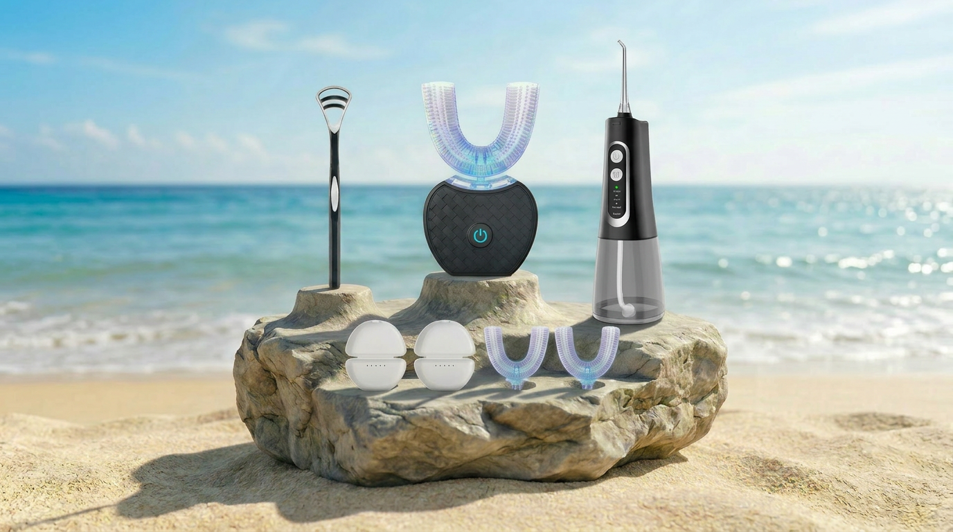 SmartClean 360° sonický zubní kartáček s funkcí bělení