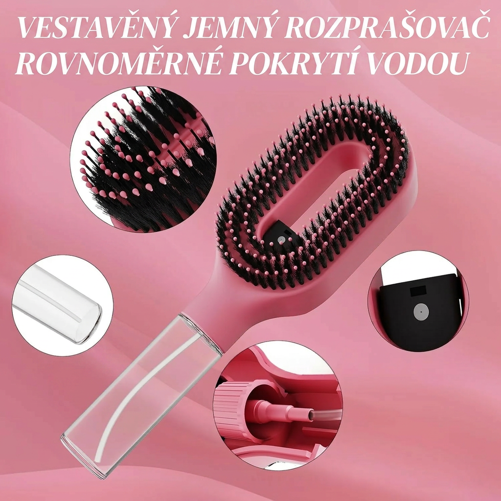 StylerHair – Kartáč na vlasy s rozprašovačem 2v1