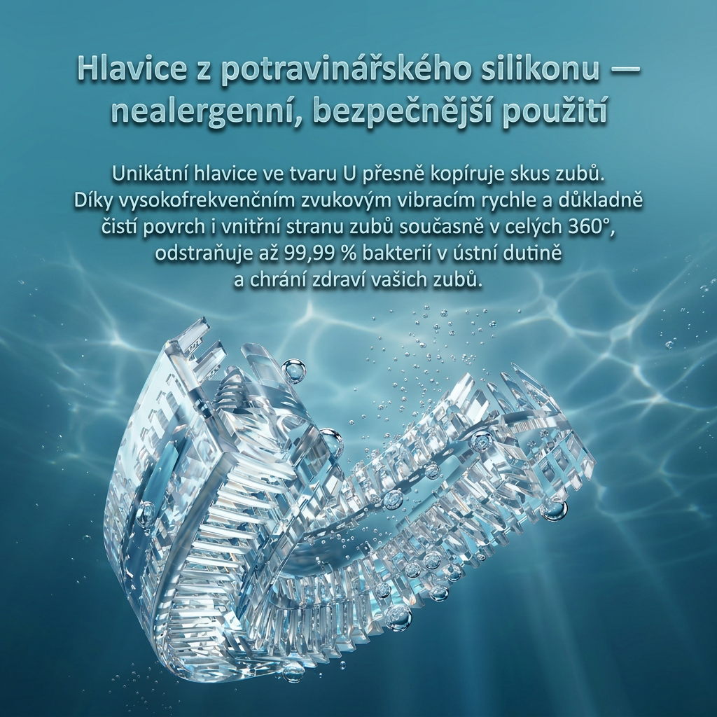 SmartClean 360° sonický zubní kartáček s funkcí bělení