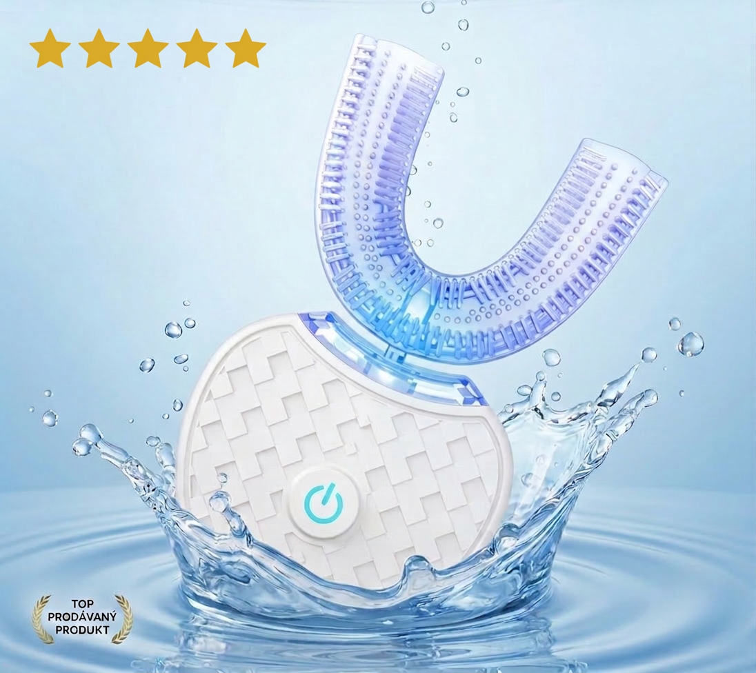 SmartClean 360° sonický zubní kartáček s funkcí bělení